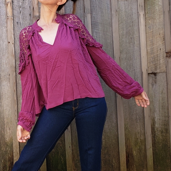 Free People Peasant Blouse - Picture 4 of 12